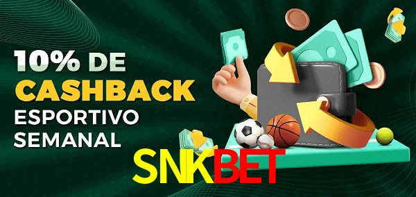 10% de bônus de cashback na SNKBET